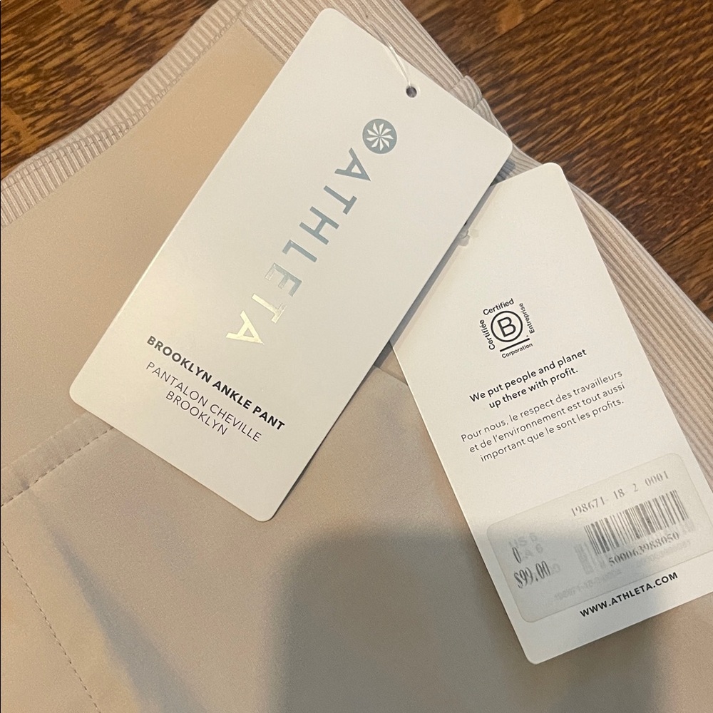 Athleta Brooklyn Ankle Pant in Beige
